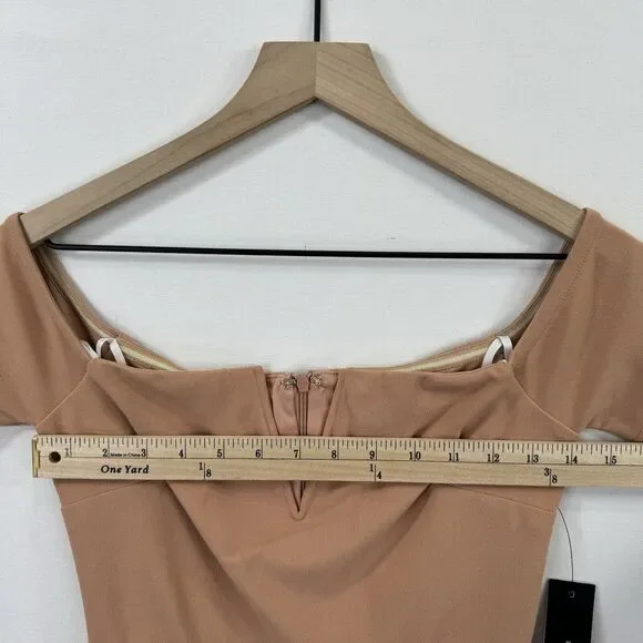 Lulu's Peach Off-Shoulder Maxi Dress - Picture 13 of 15